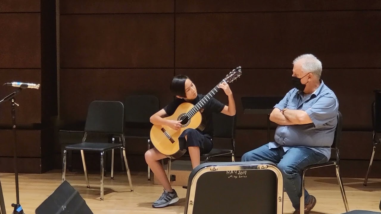 Pepe Romero Masterclass Justin Chen 10 years old 