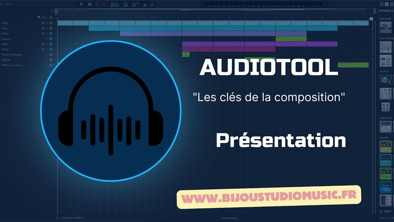 Audiotool Gratuit Les clés de la composition Présentation