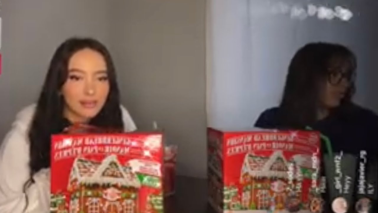 December 30 faouzia Making￼ Gingerbread houses￼ with kenza full live