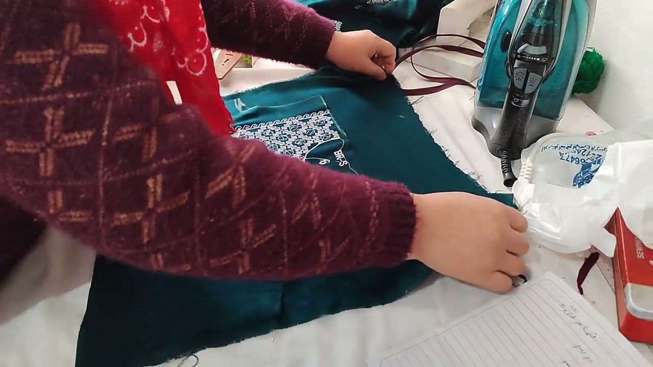 خیاطی لباس شیشه‌ای به سفارش بیننده های عزیز 🫶🌹🌹👗👘🪡🧵🥻