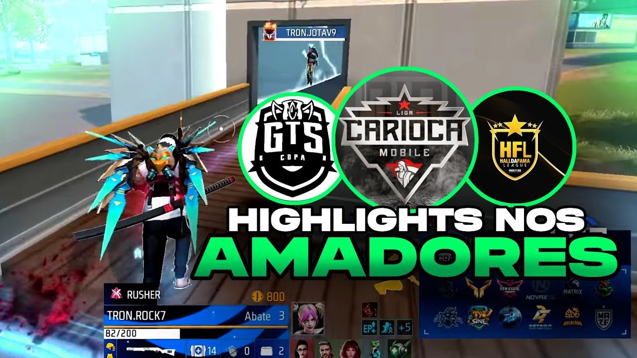 AMASSANDO NOS AMADORES!!! 💚👽 HIGHLIGHTS EM CAMPEONATOS FREE FIRE A54