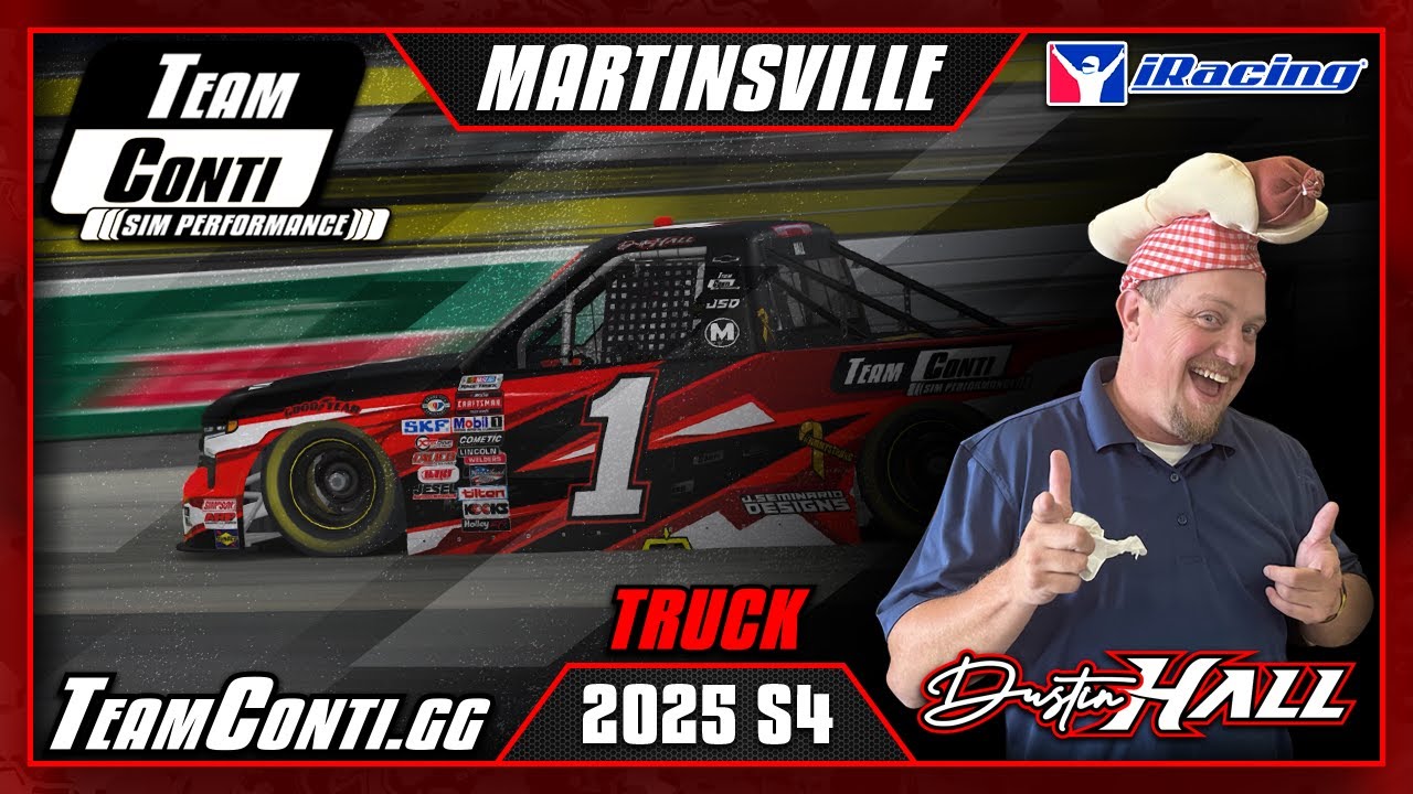 Team Conti Sim Performance I iRacing Track Guide I NASCAR Truck в Мартинсвилле