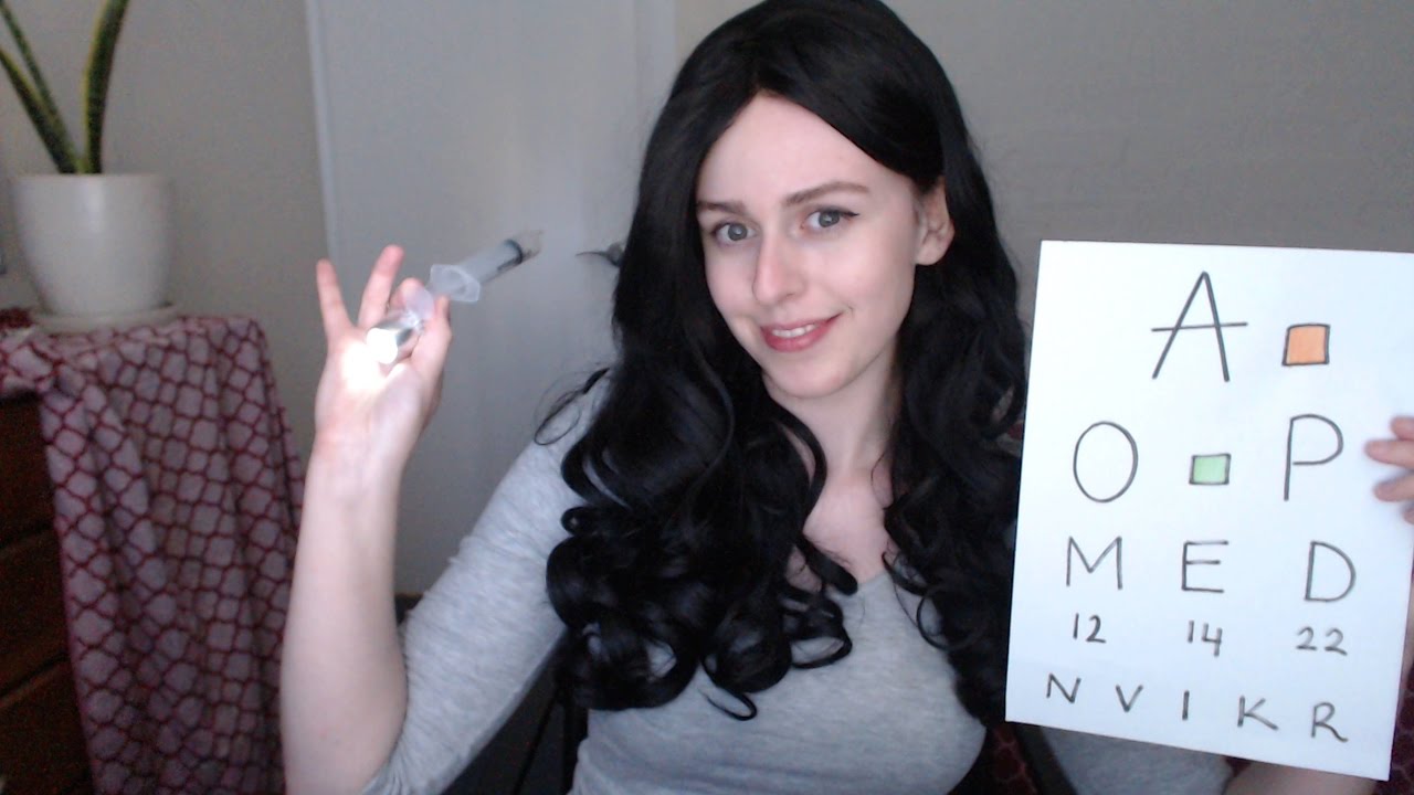 ASMR YEARLY EYE EXAMINATION ROLE PLAY!