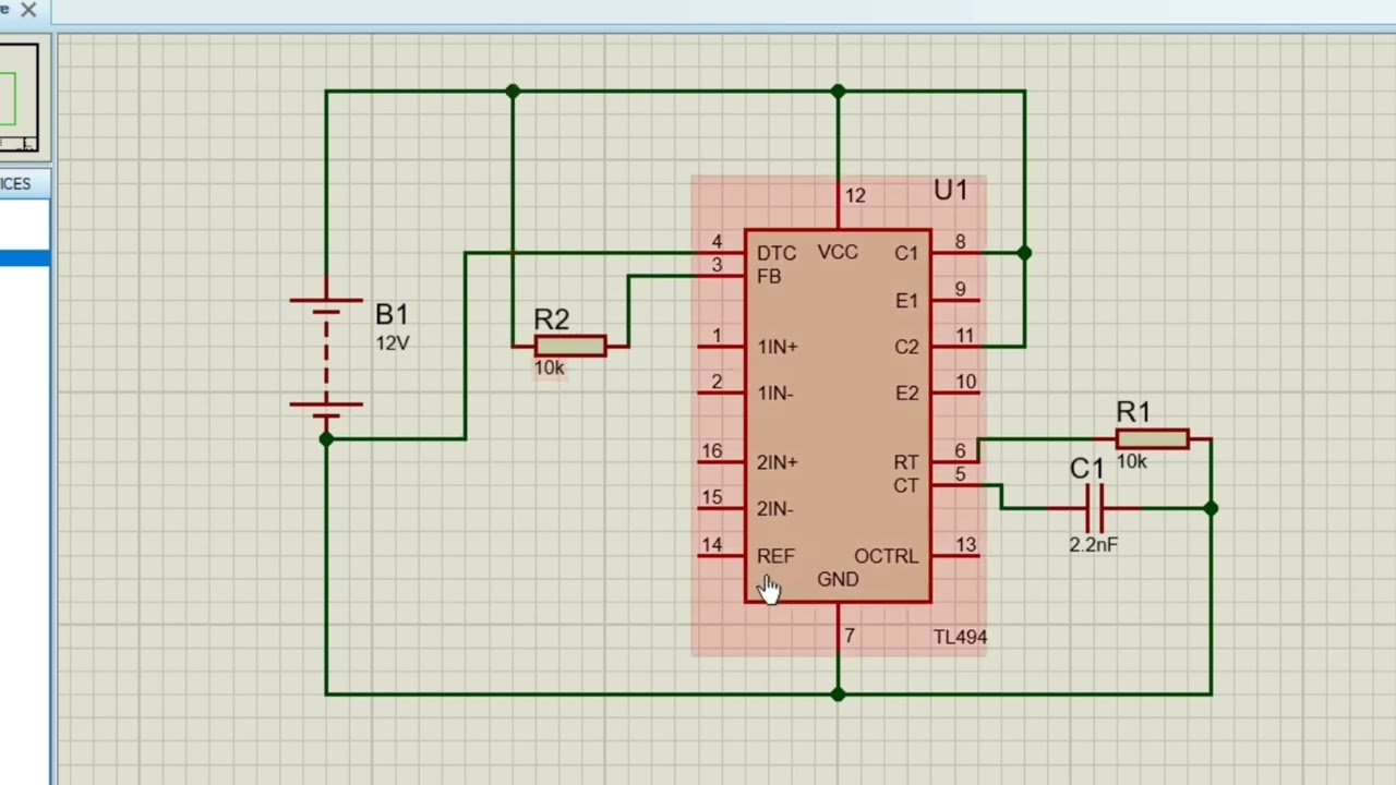 Tl494 simulation