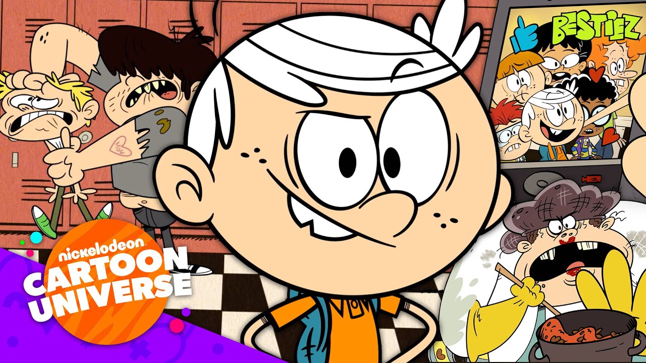 14 MINUTES Inside The Loud House Middle School! 🍎 | Nicktoons