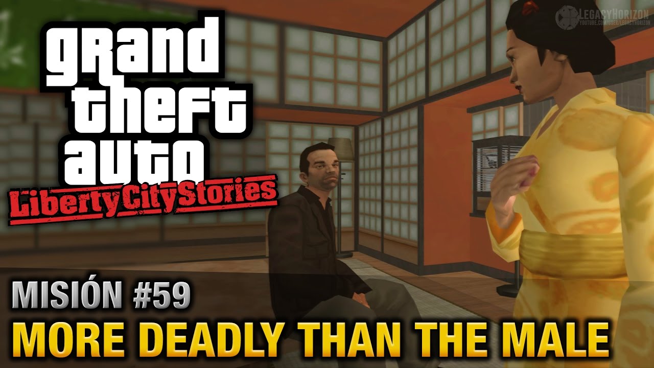 GTA Liberty City Stories - Misión #59 - More Deadly than the Male (Español/Sin Comentario - PCSX2)