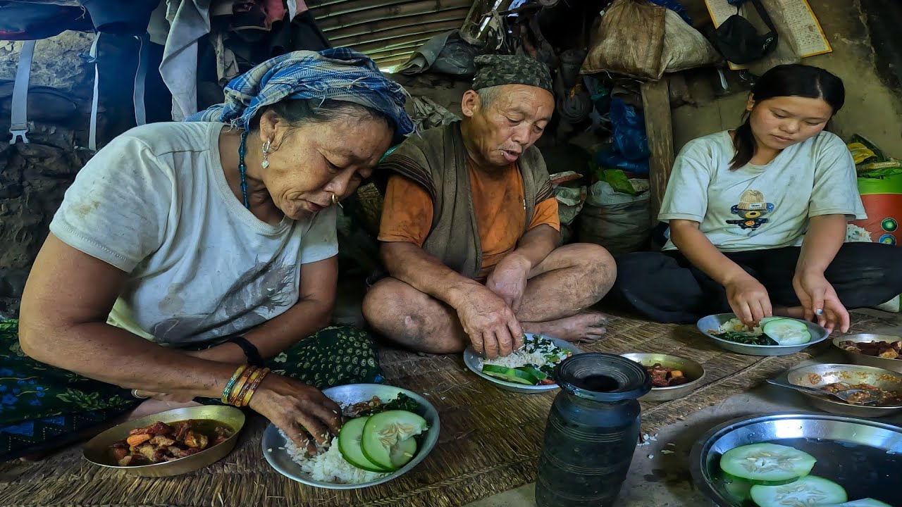 Recipe of cooking organic food in the mid-hill rural region of Nepal