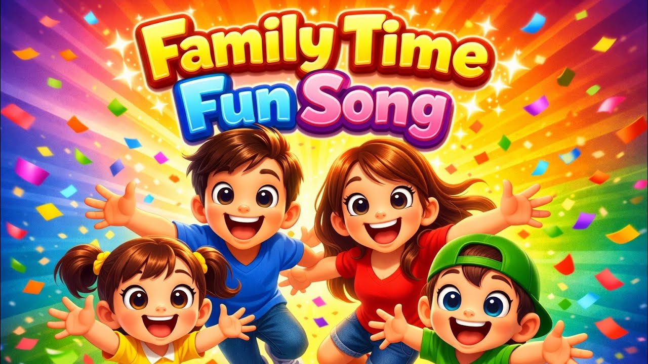 Family Time Fun Song 🎉 | The Happiest Kids Song Ever for Singing, Dancing & Smiles! ||YTPEOM||