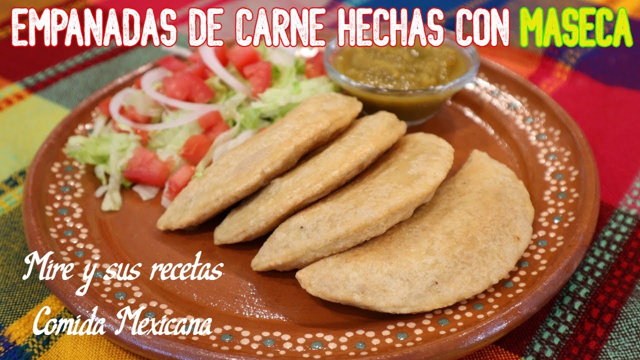 Empanadas de Carne Molida Hechas con Maseca