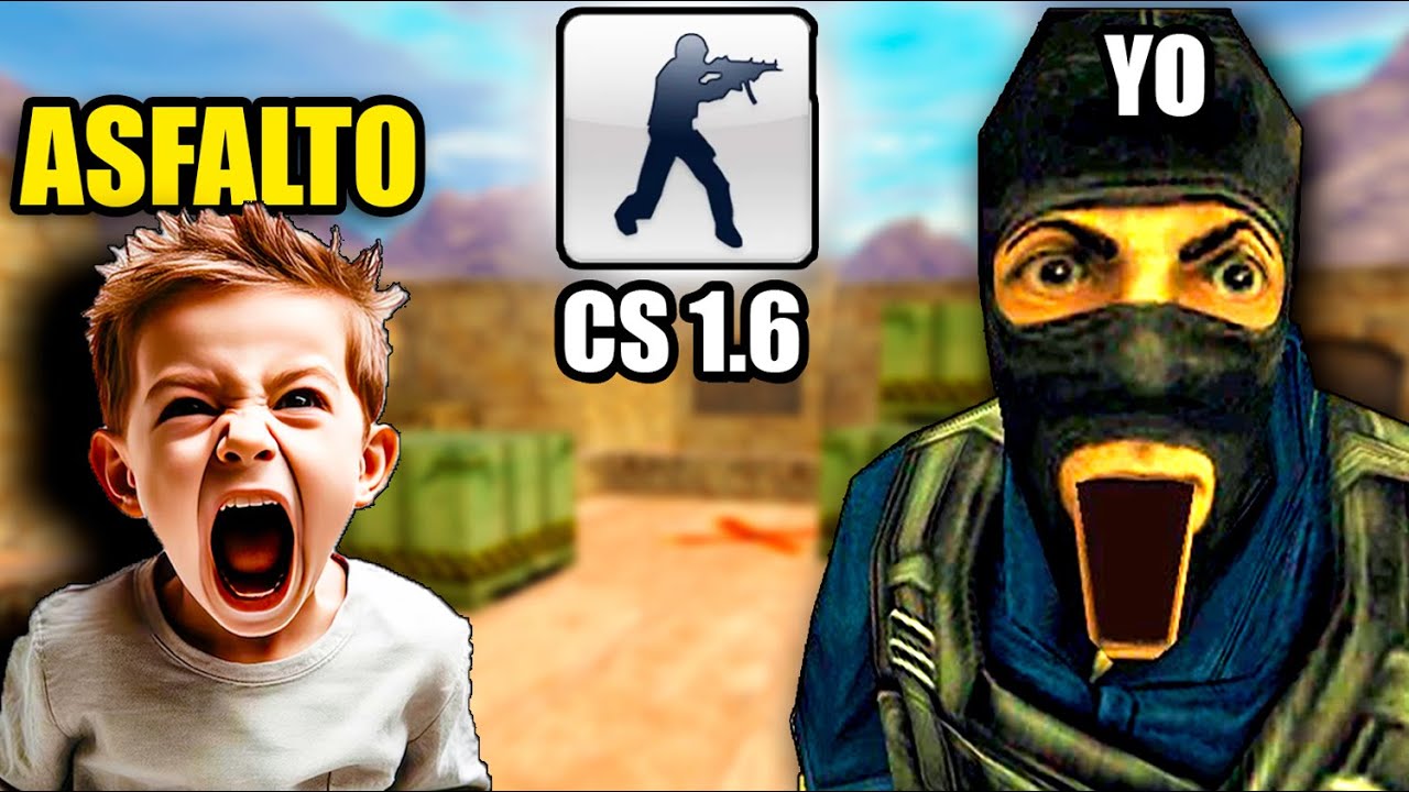 JUGUÉ con ASFALTO por PRIMERA VEZ en el CS 1 6 (fue lo mejor)