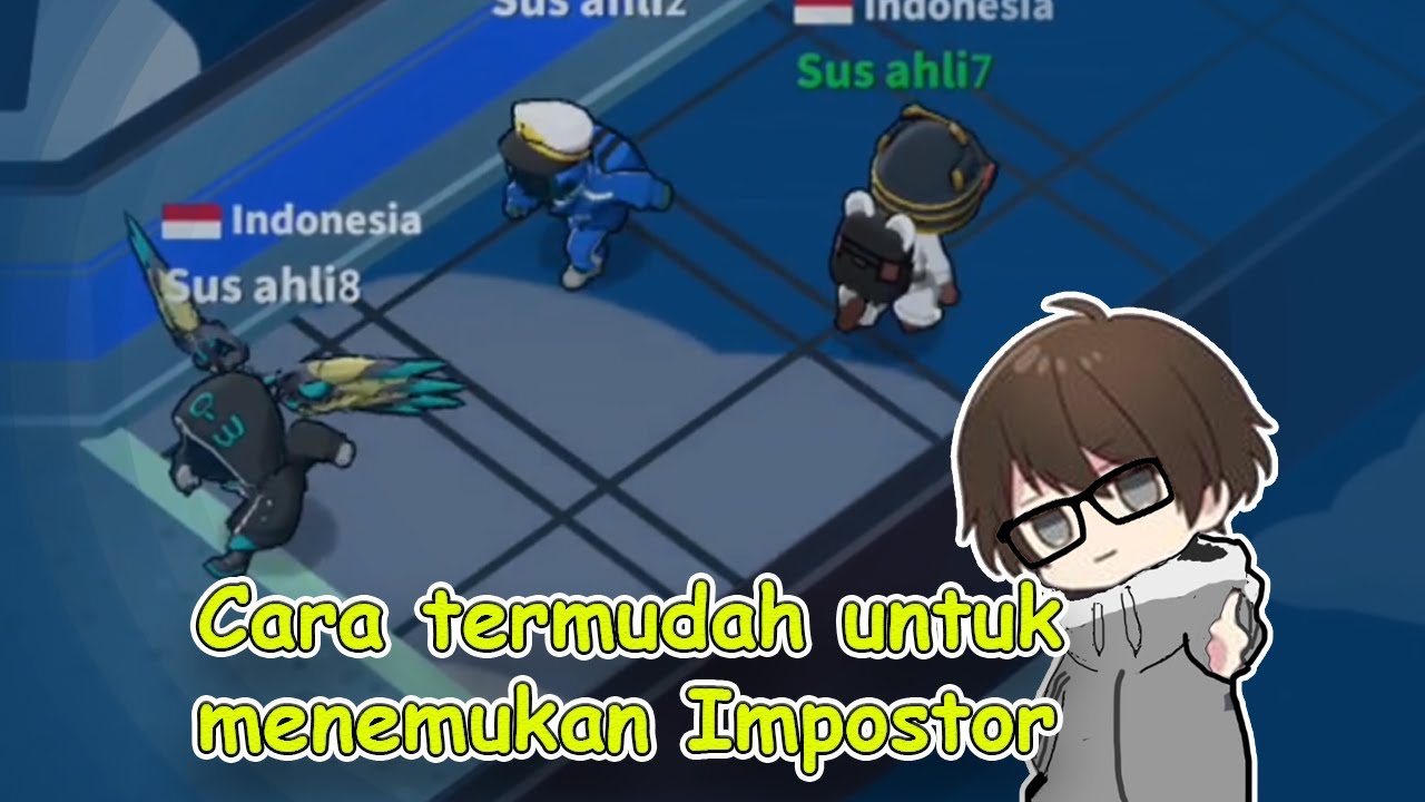 Tutorial menemukan  Impostor dengan role Spacecrew &ndash; Super Sus Indonesia