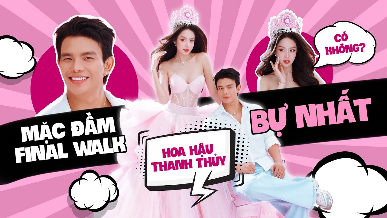 Hoa Hậu Thanh Thủy diện đầm Final Walk 