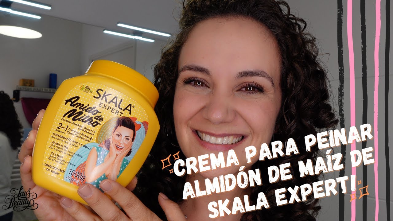 CREMA PARA PEINAR ALMIDÓN DE MAÍZ DE SKALA EXPERT! Deja el cabello sedoso, brillante y más fuerte? 🤔