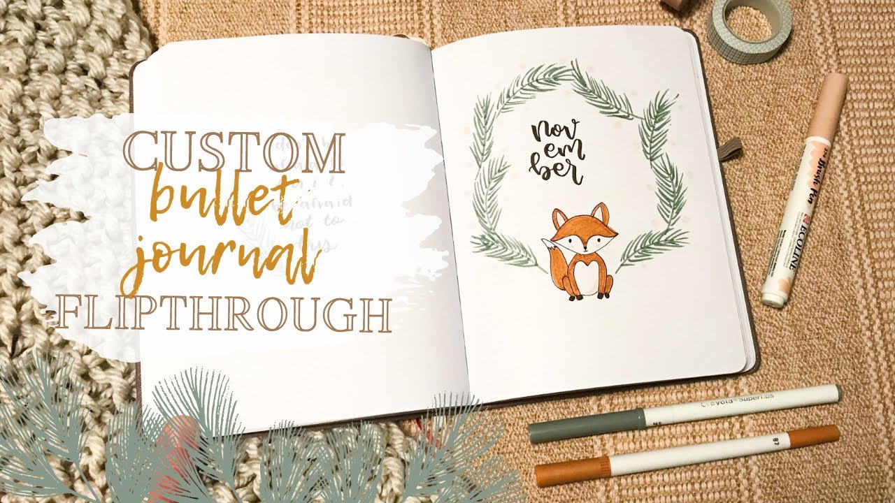 CUSTOM BULLET JOURNAL FLIP THROUGH #14 | 2021 Aesthetic bujo Flipthrough | 12 BUJO themes 2021