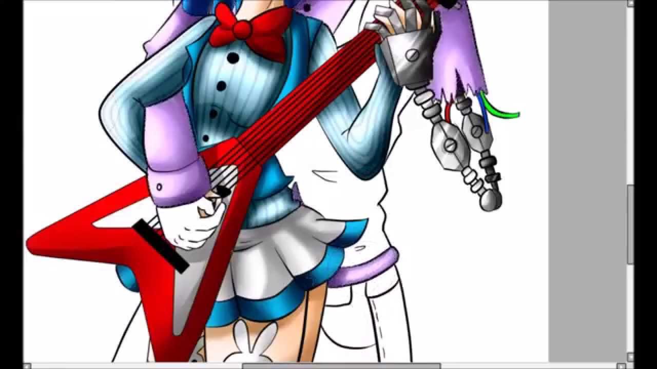 SpeedArt - Bonnie and Bonbon (toy Bonnie) - By Any1995