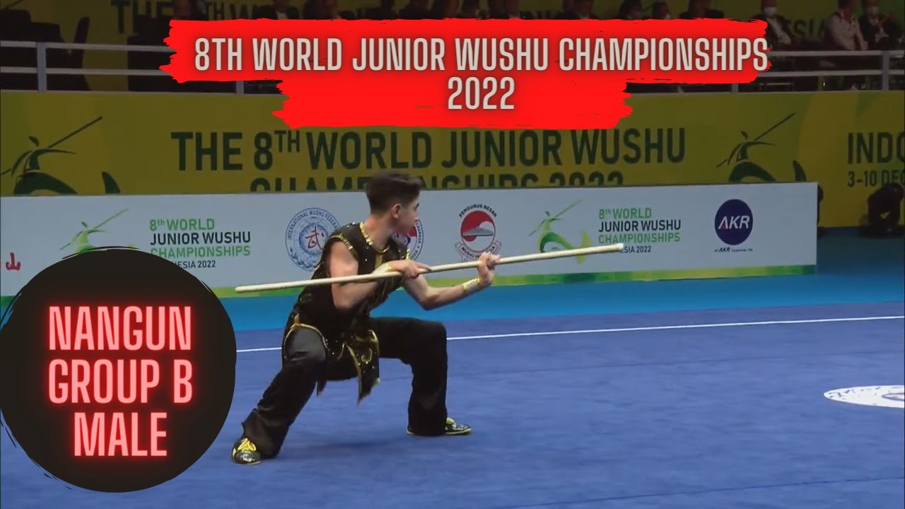 8th World junior wushu championships 2022| Nangun Group B Male| Наньгунь, 1й гуйдін|ЧемпіонатСвіту