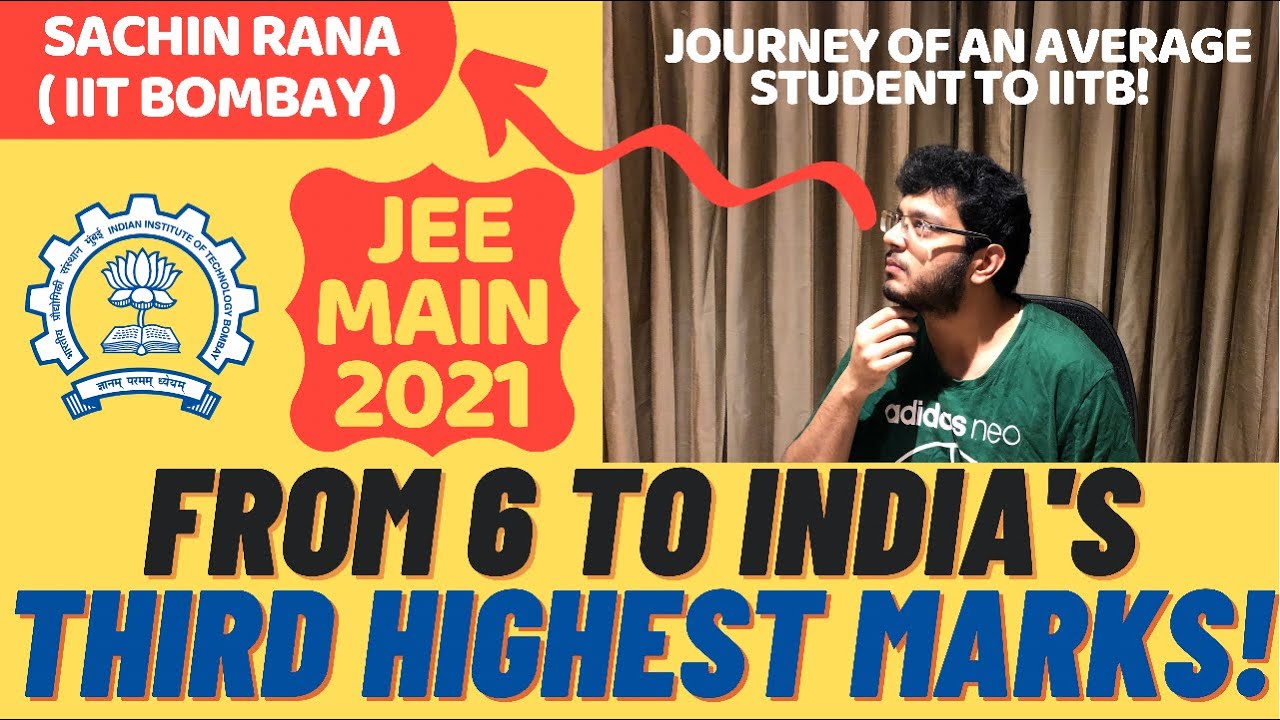 JEE Main 2021: Maths Tips | My Journey to IIT Bombay | Important Chapters | Preparation Strategy