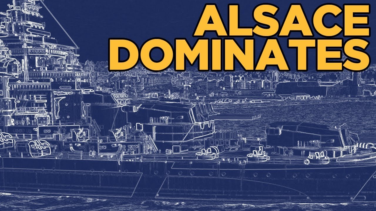 Alsace Dominates: Blueprint to Success - World of Warships