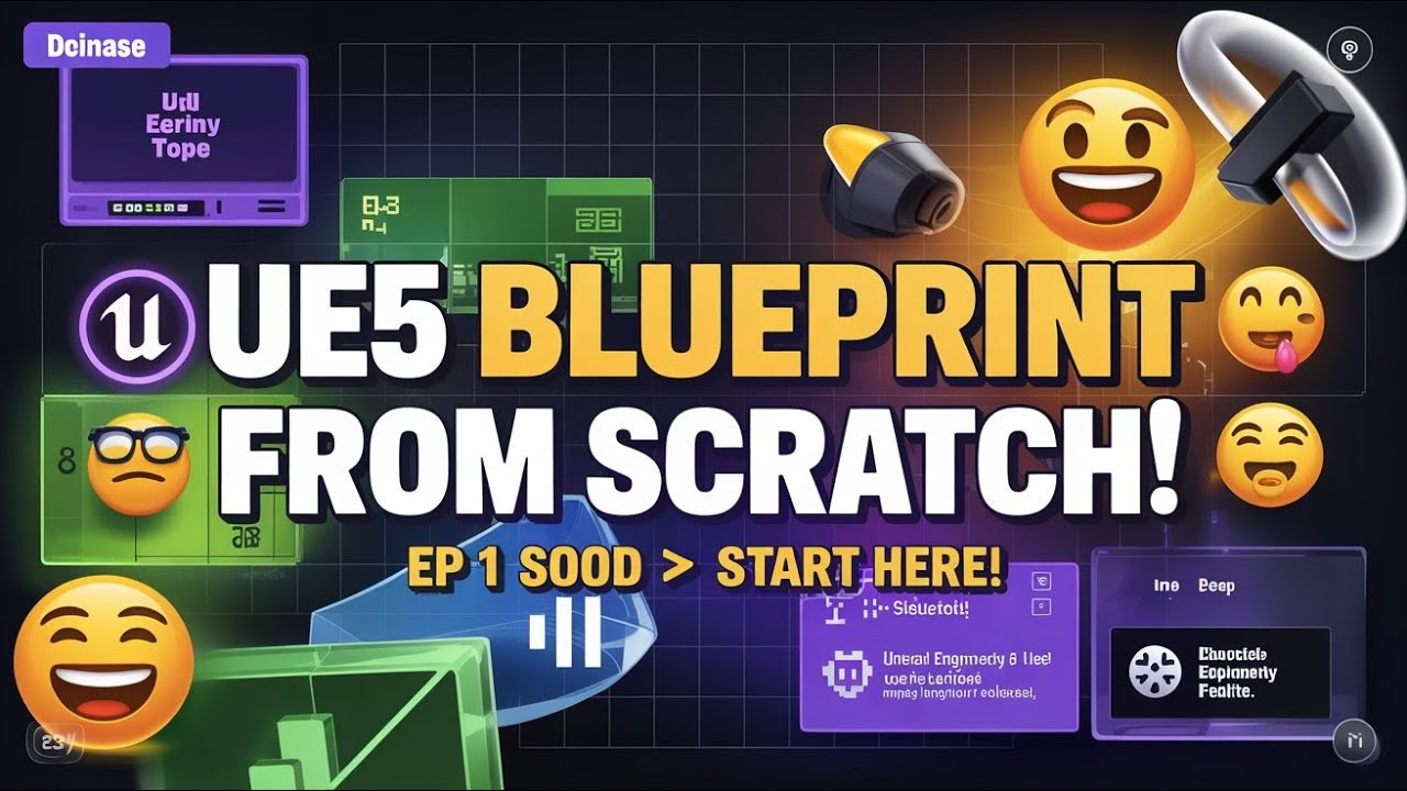 Unreal Engine 5 Blueprint Series for Beginners | EP: 1 Introduction
