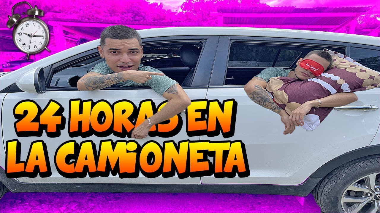 24 HORAS VIVIENDO EN MI CAMIONETA *La POLICIA me Detiene* - TATTOXTREME