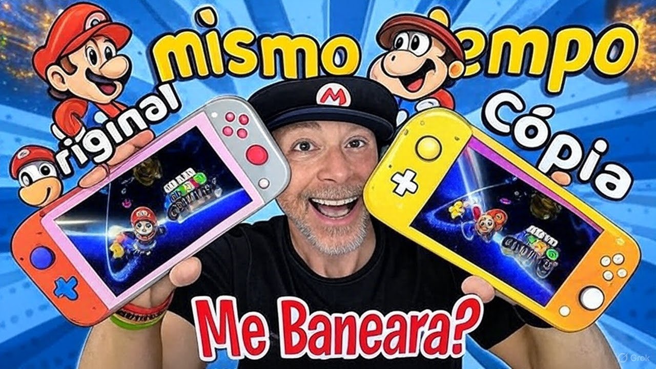 Juego Original y COPIA del mismo Juego al MISMO tiempo en 2 consolas Nintendo Switch, que pasara? P1