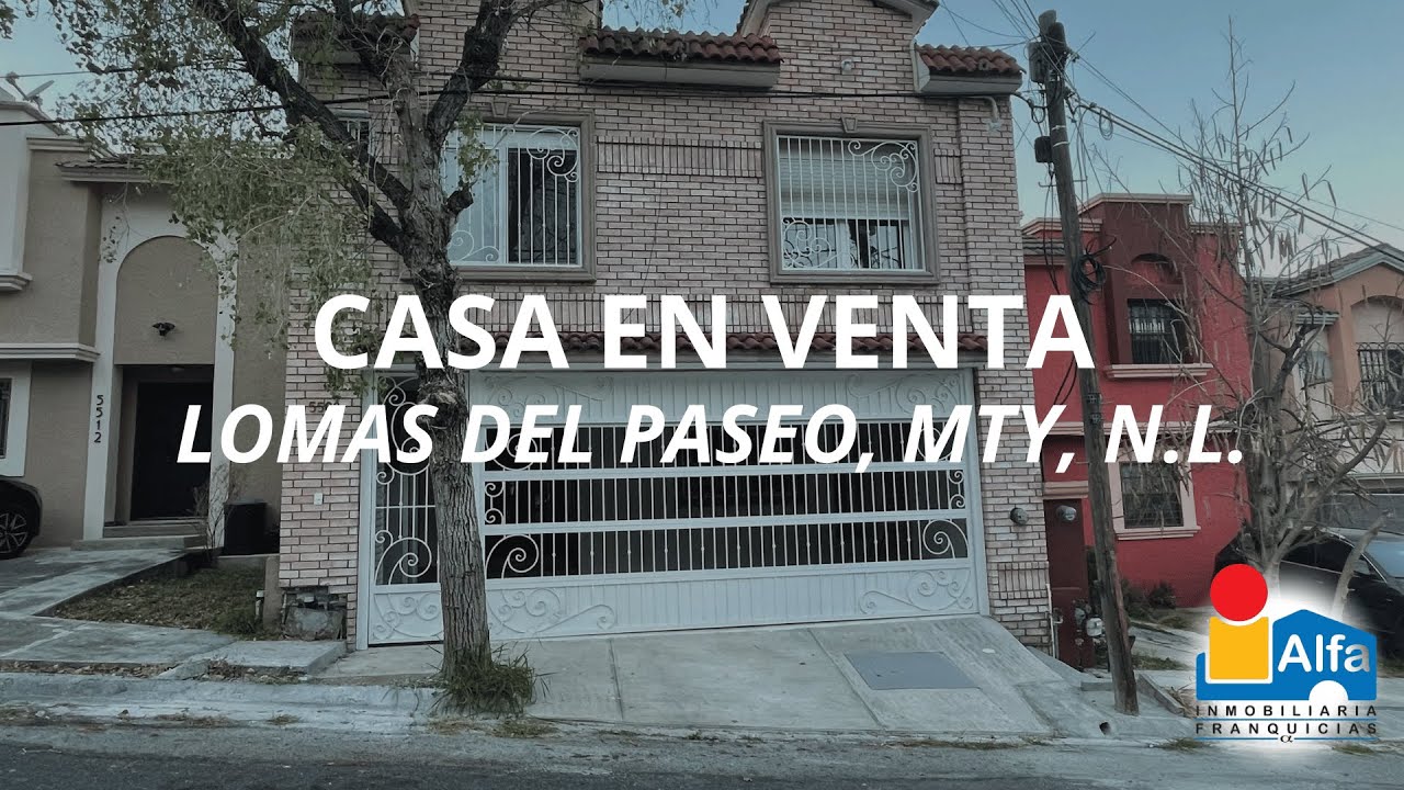 Casa en venta en Lomas del Paseo, zona sur, Monterrey, N.L. 1614/864