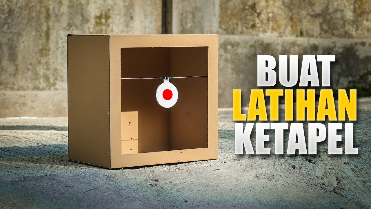 Merakit Papan Bidikan Target Ketapel Untuk Latihan Aiming