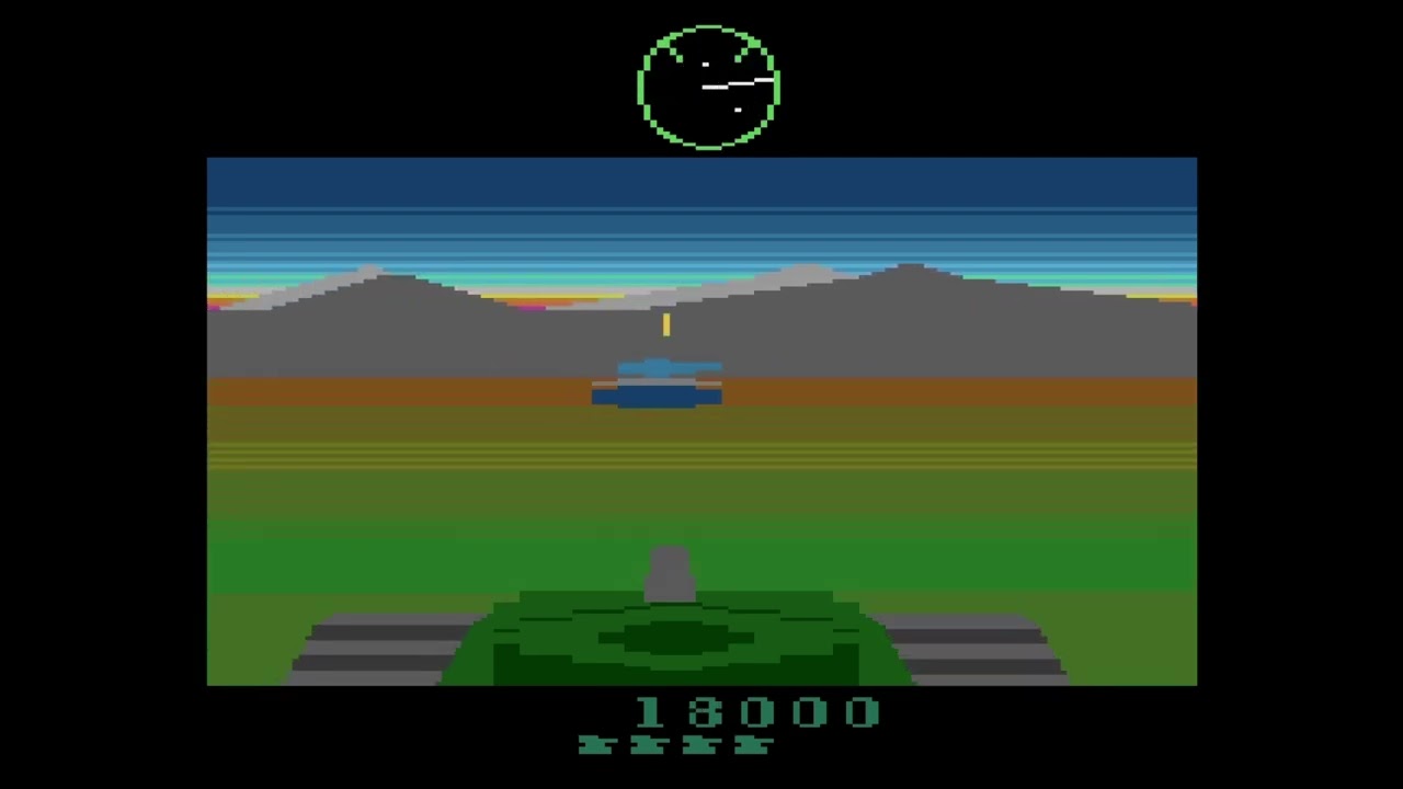 Первая игра | Battlezone (Atari 2600)