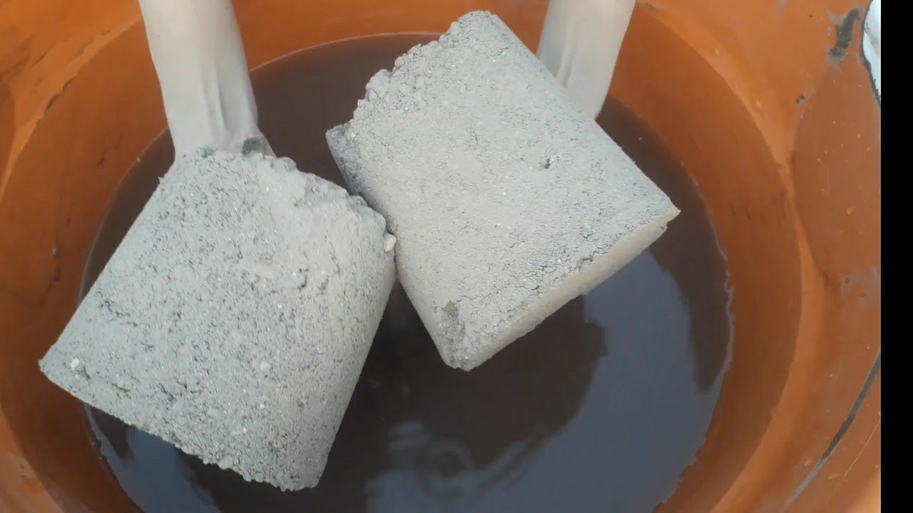 sand mud clay cubes crumbling in dirt pouring +water crumbling tub💤😴💦