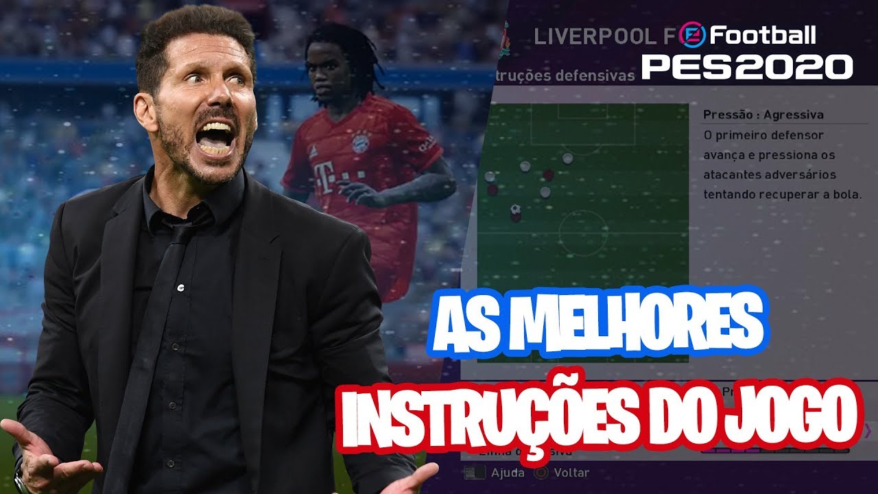 AS MELHORES INSTRUÇÕES PARA USAR NO PES 2020 - FAÇA SEU TIME RENDER MAIS EM CAMPO!