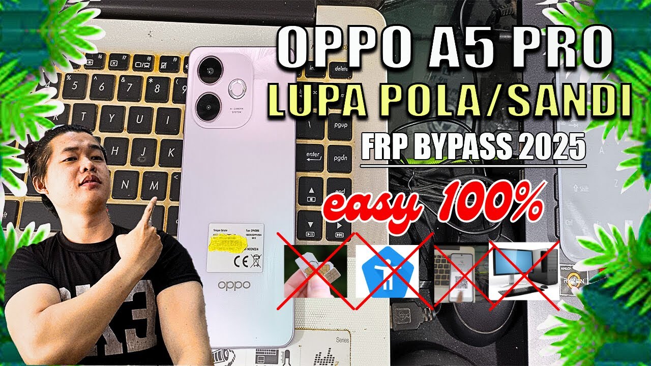 Lupa Pola/Sandi OPPO A5 Pro CPH2695 Tanpa PC & FRP Bypass | Update| Cara Mudah 2025!