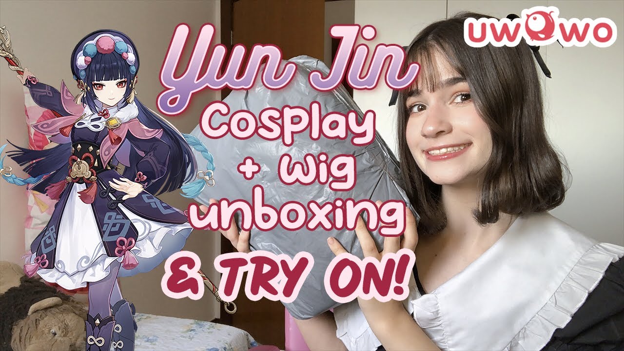 [UNBOXING] Yun Jin Cosplay + Wig [UWOWO] + Try on 【Genshin Impact】