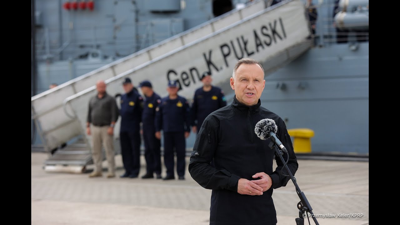 Prezydent z wizytą w Marynarce Wojennej w Gdyni