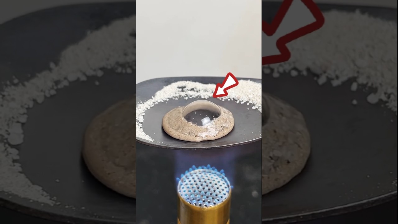 This happens when you heat Sand+Water