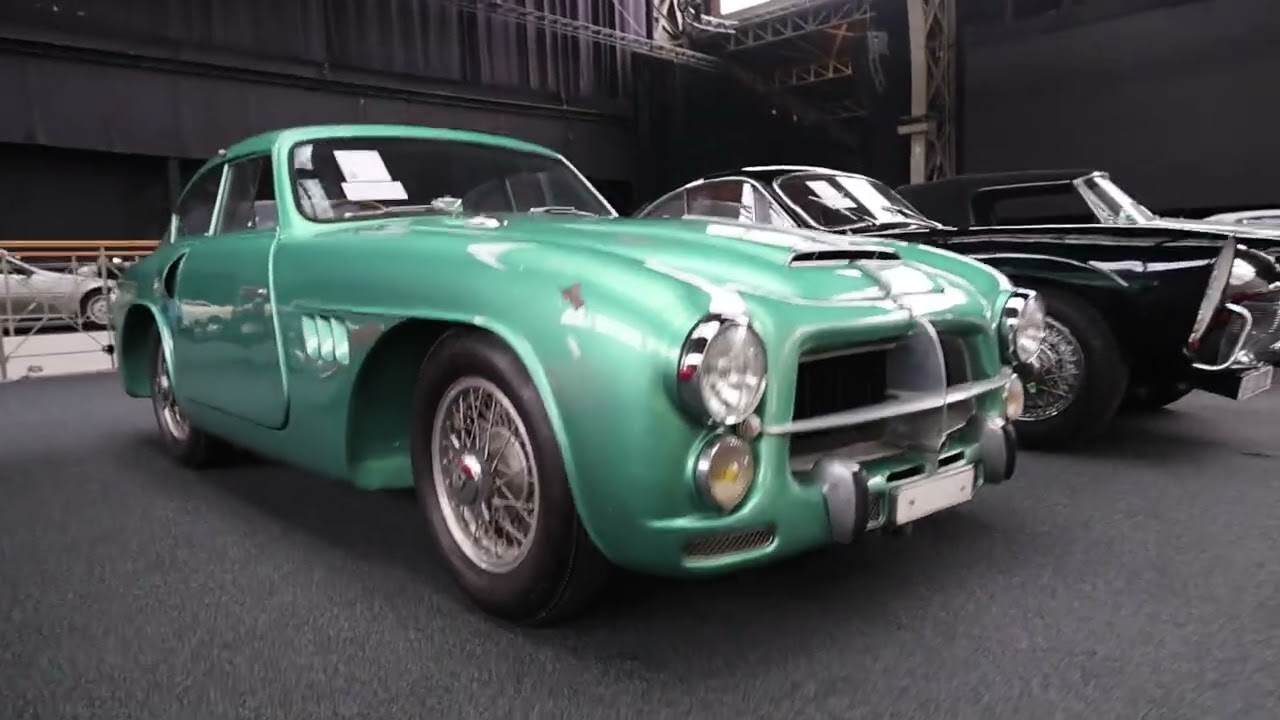 Ultra rare Pegaso Z-102 Berlinetta ENASA 1952 and Saoutchik Série 2 1954 at Autoworld Brussels
