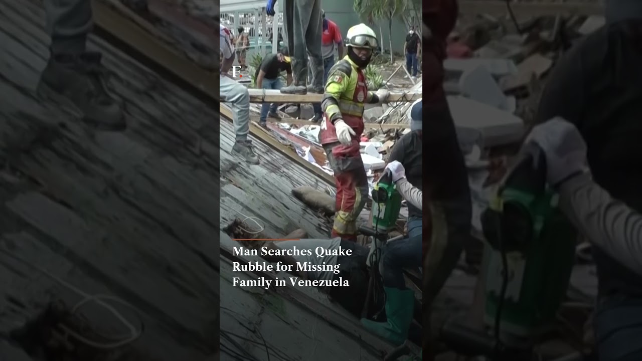 Man Searches Quake Rubble for Missing Family in Venezuela | Firstpost News | N18G