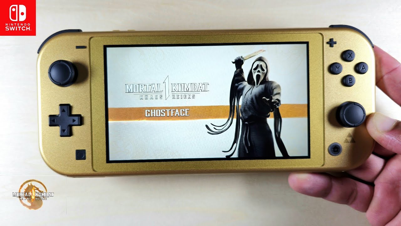 Mortal Kombat 1: Ghostface Nintendo Switch Lite Gameplay