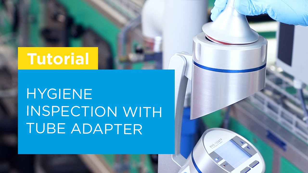How to perform a hygiene inspection with the tube adapter on the MAS-100 NT microbial air sampler