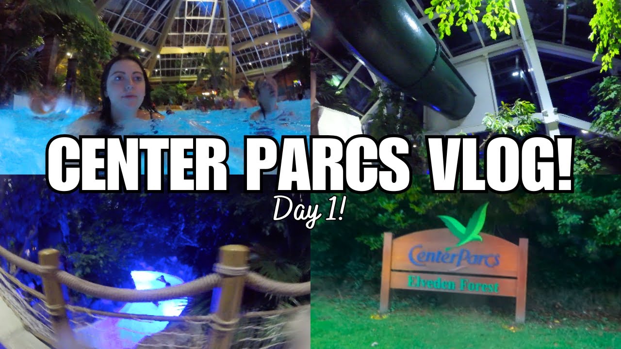 CENTER PARCS VLOG DAY 1! | Rachel Clare
