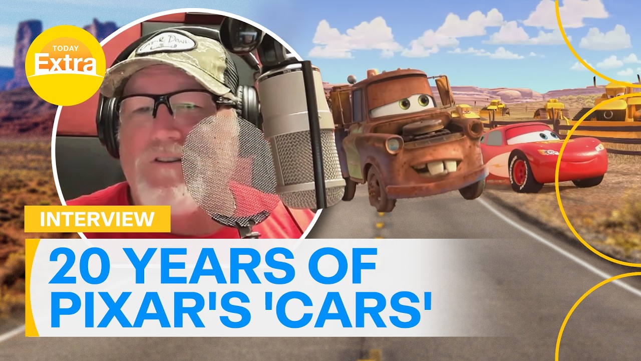 Voice of Mater, Larry the Cable Guy celebrates 20 years of Pixar's 'Cars' | Today Show Australia