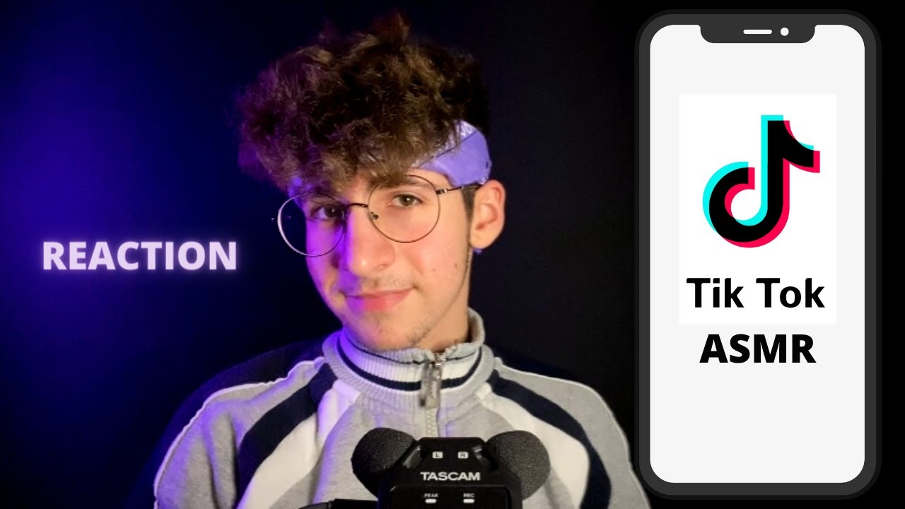 REACTION ai TIK TOK ASMR...in ASMR 😱💜🎶