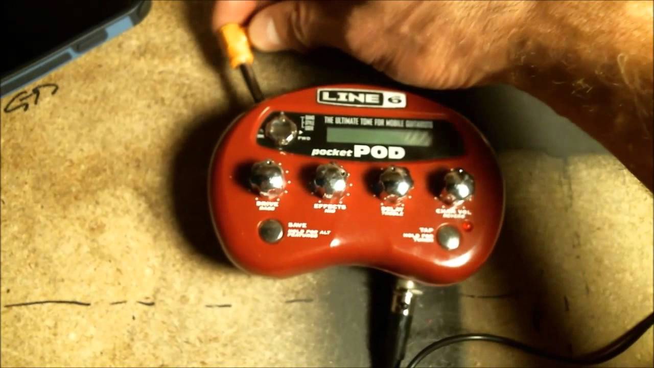 Line 6 Pocket POD foot switch pedal mod