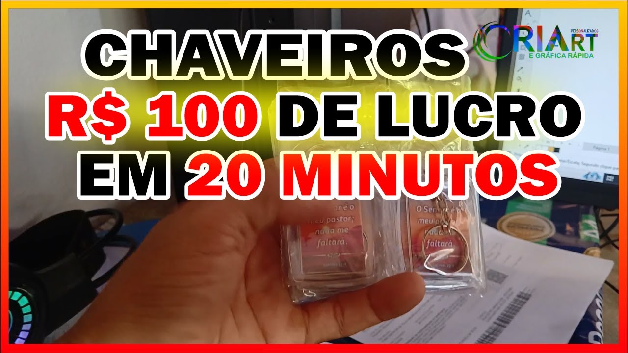 Você Está Perdendo Dinheiro com Chaveiros Acrílicos?