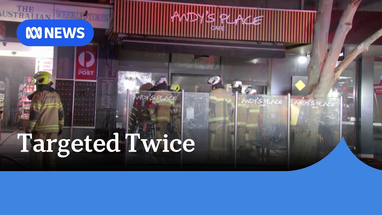 Suspicious fire at Essendon North cafe days after alleged drive-by shooting | ABC NEWS
