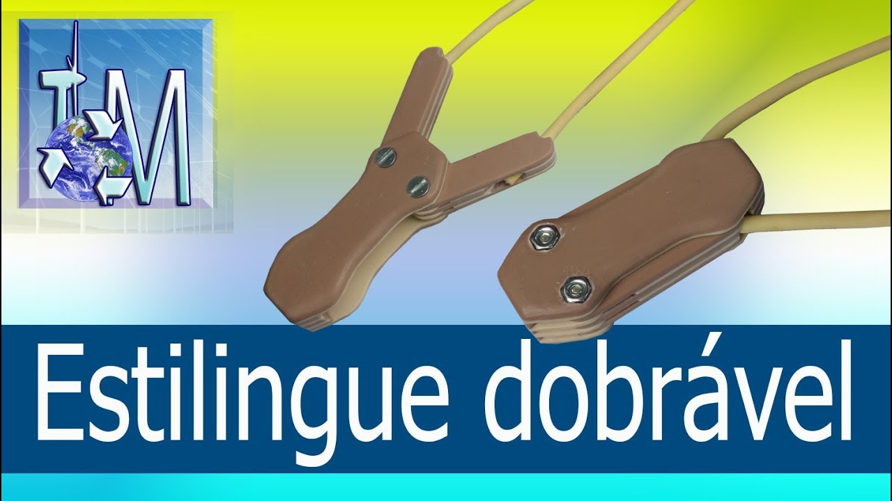 Estilingue dobrável