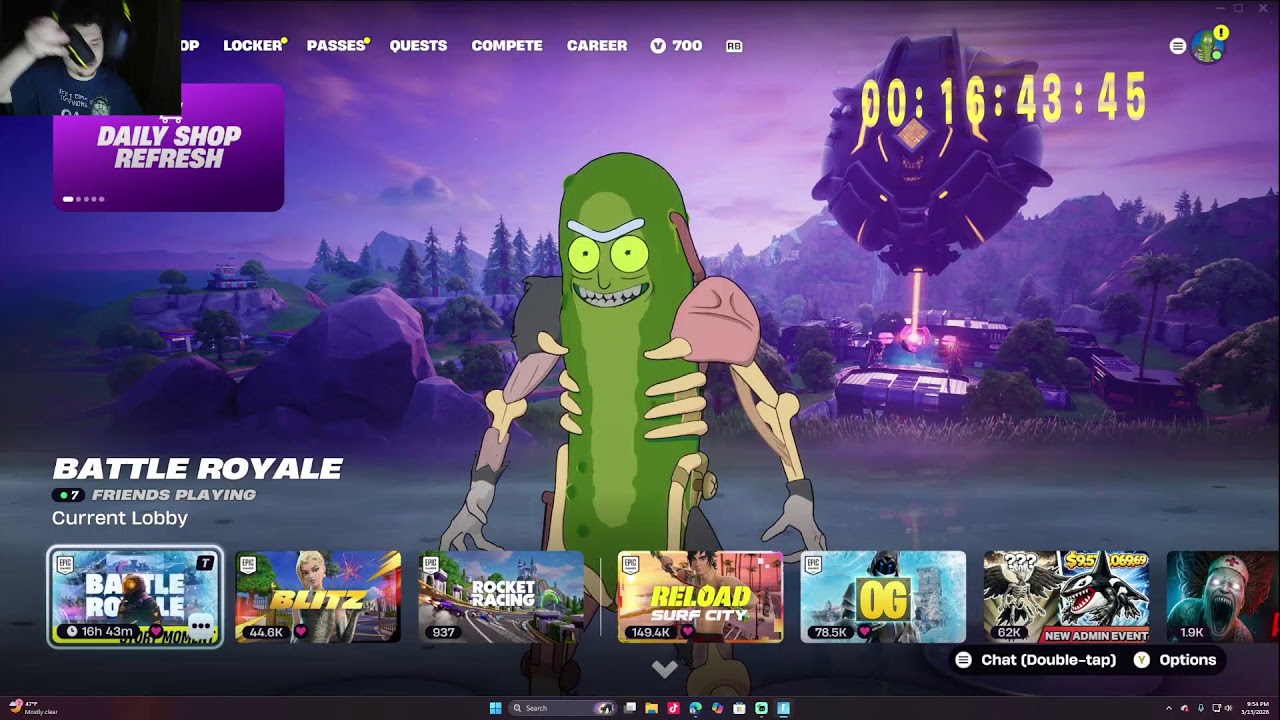 fortnite with my Nephew