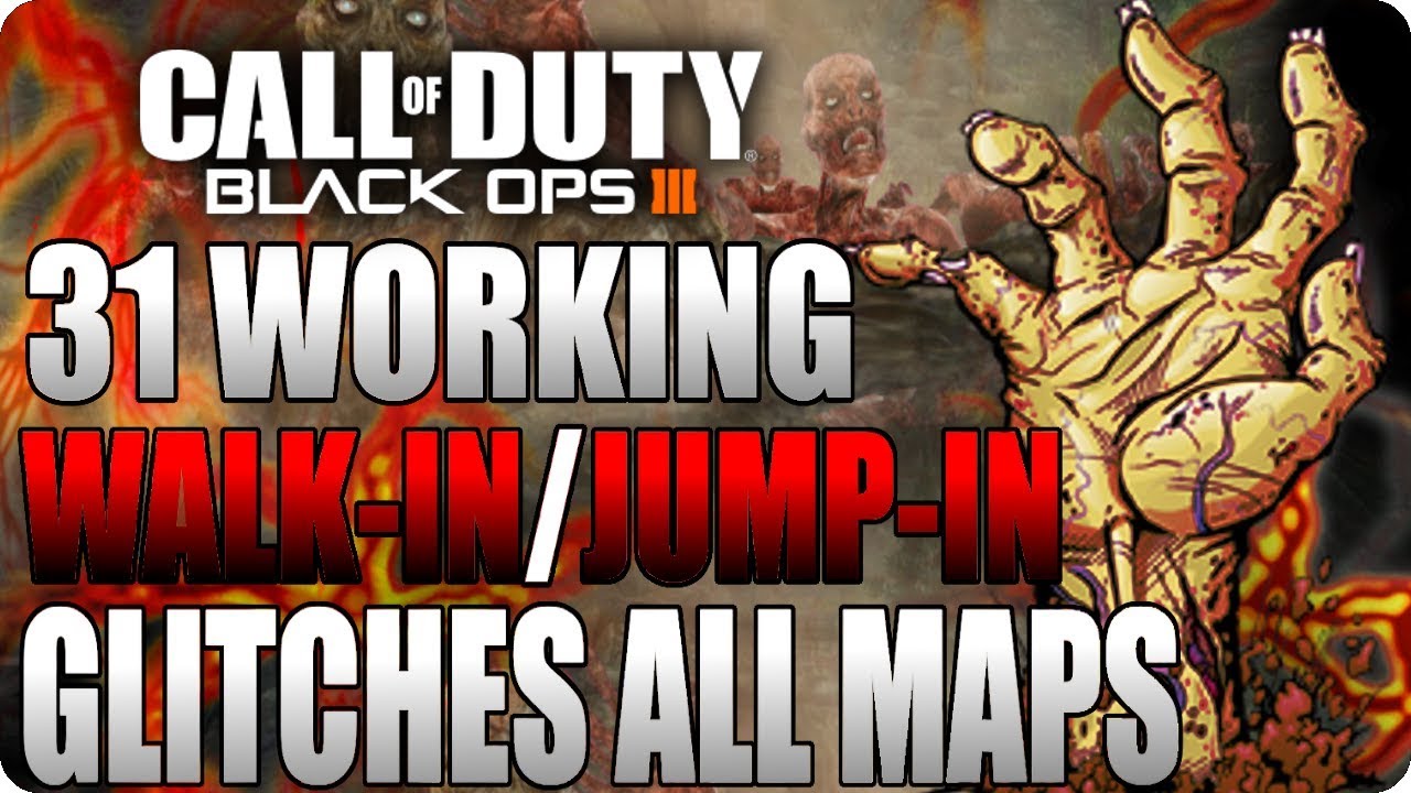 Black Ops 3 Glitches: (31 spots) Working Walk-In/Jump-In Glitches On All Maps - BO3 Zombie Glitches