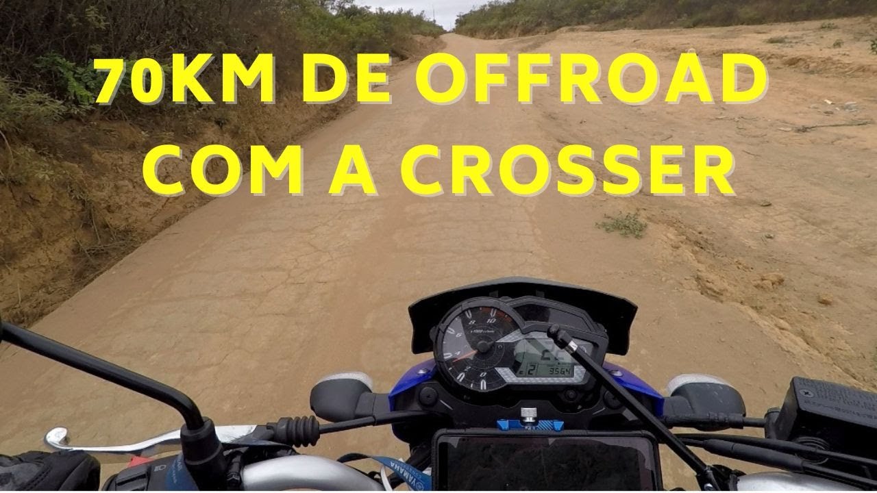70km de off Road com a Yamaha Crosser