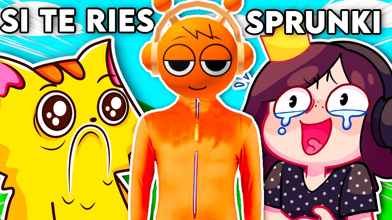 ¡SI ME RIO DEBO DISFRAZARME DE SPRUNKI!🤣​😨​junto a @LaCajadeWinnie