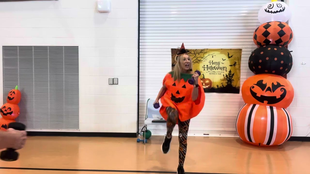 Halloween Theme Senior Fitness to increase strength and balance! 